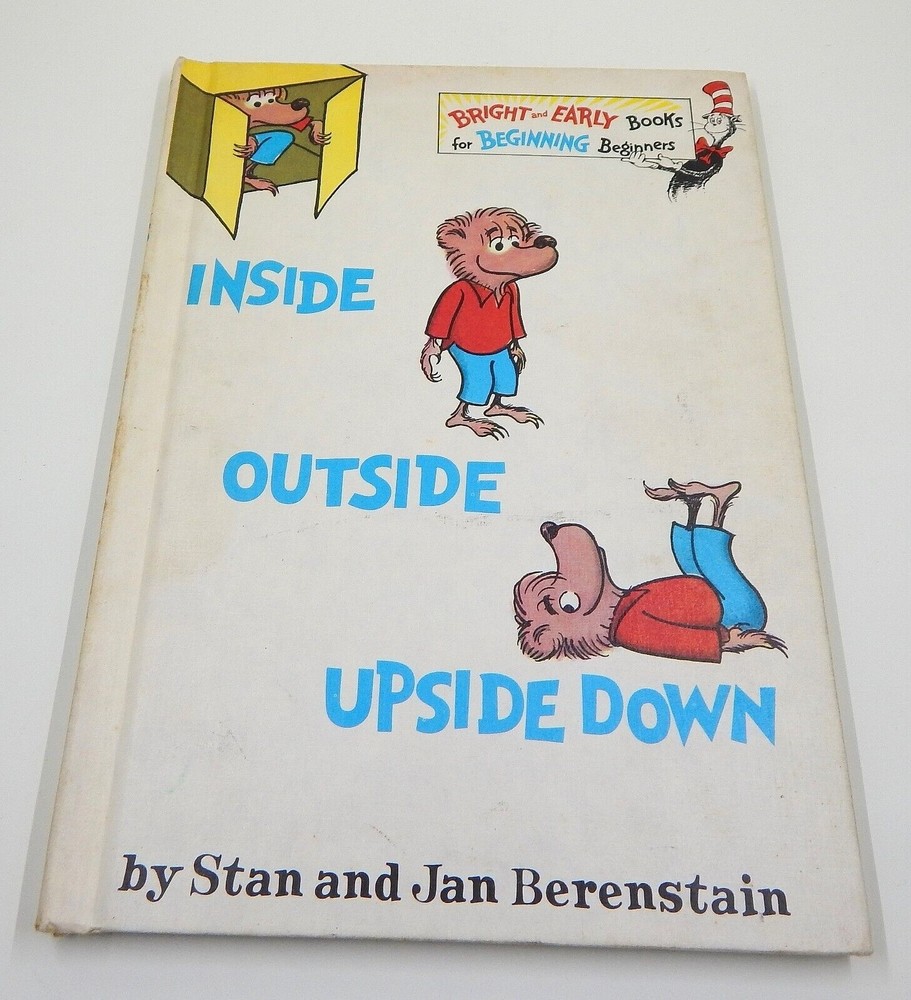 Inside Outside Upside Down Berenstain Bears 1968 Hardcover First Edition